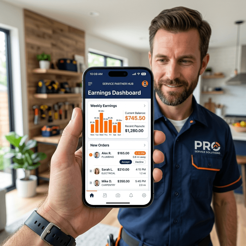 Coneon Partner App Mockup